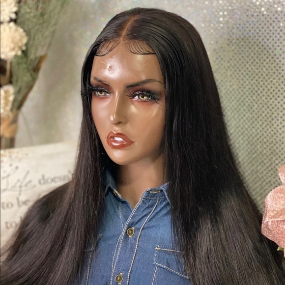 🌹 New 26” Beautiful Natalia 4X5 Closure💯 Brazilian Human Hair Customized Wig🌹 - Picture 2 of 11